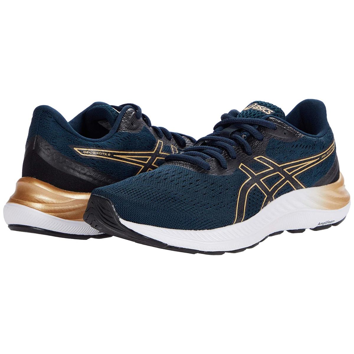 Woman`s Sneakers Athletic Shoes Asics Gel-excite 8 French Blue/Champagne