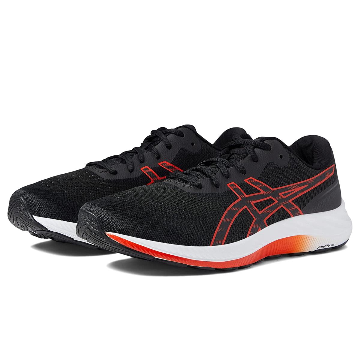 Man`s Sneakers Athletic Shoes Asics Gel-excite 9 Black/Cherry Tomato