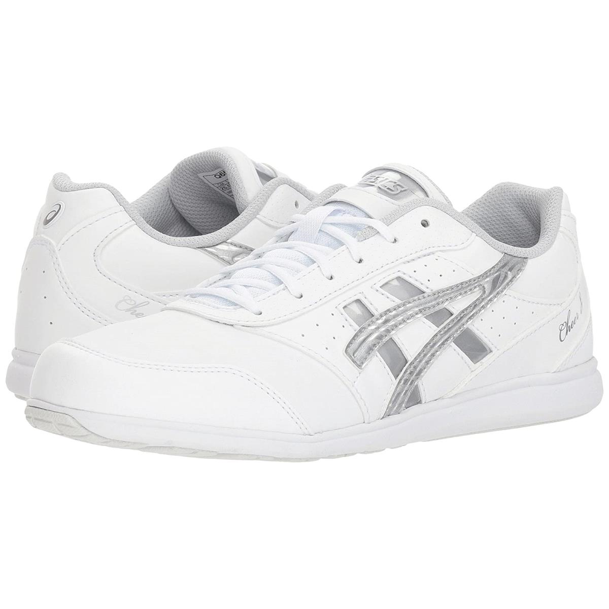 Woman`s Sneakers Athletic Shoes Asics Cheer 8 White/Silver/Exchange
