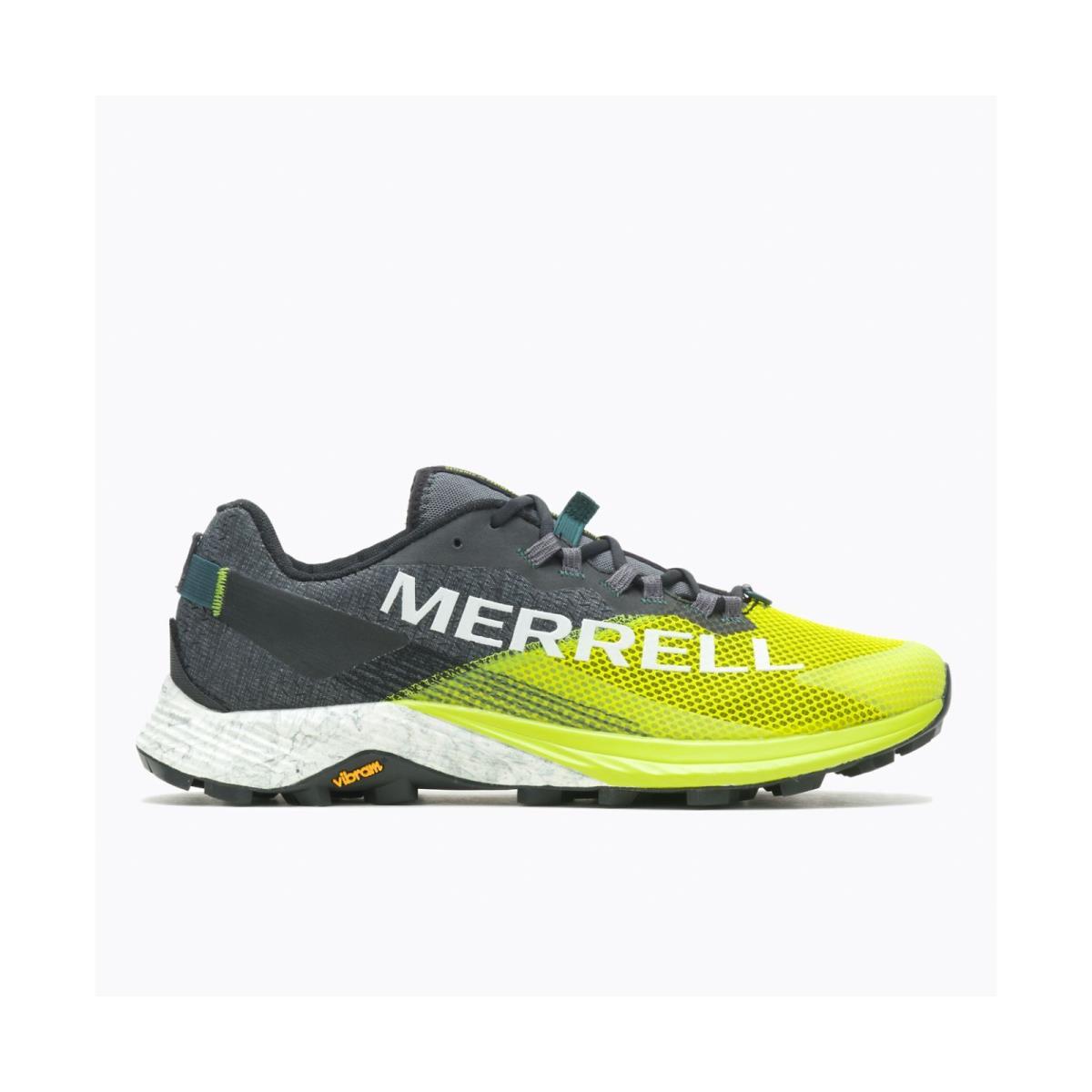 Merrell Men`s Lightweight Breathable Reflective Anti-microbial Athletic Shoes HI VIZ/JADE