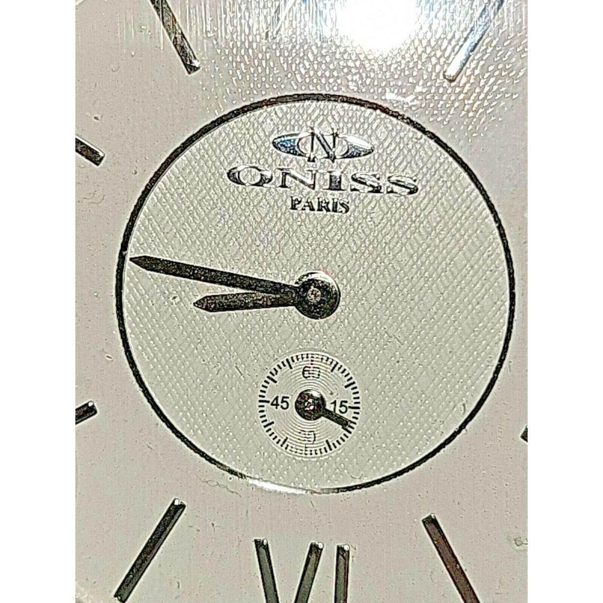 Oniss watch Paris - White Dial, Silver Band 5
