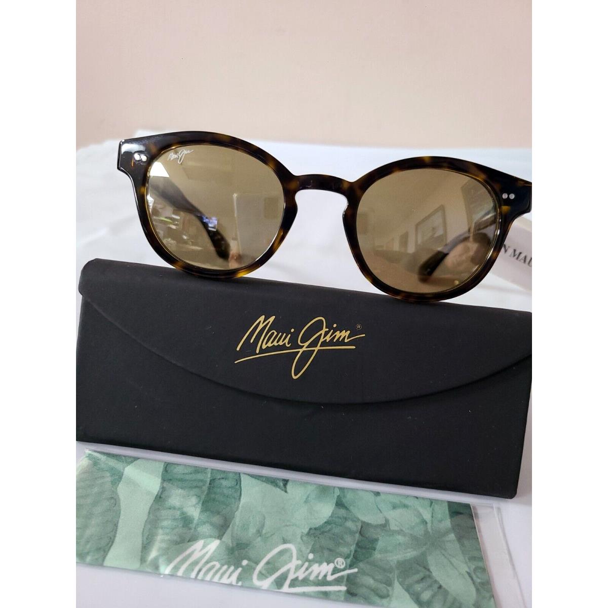 Maui Jim Polarized Sunglasses Style H841-10G Tort Retail
