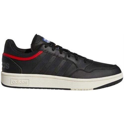 Adidas Men`s Hoops 3-0 Coreblack/carbon/chalkwhite Basketball Shoes - GZ1347