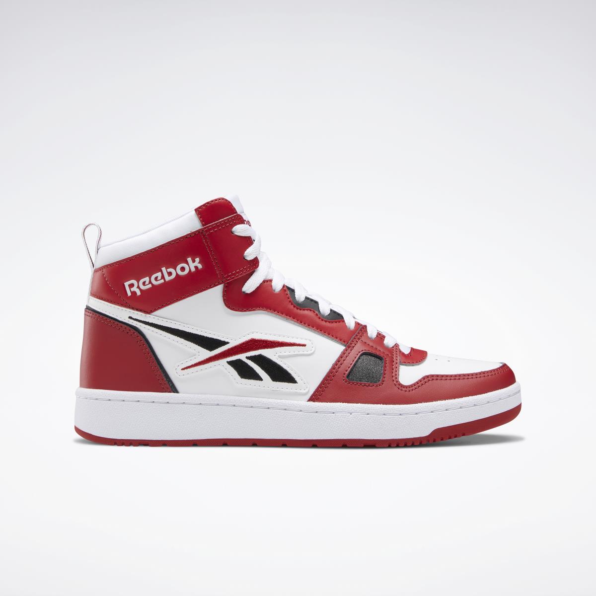 Reebok Men`s Resonator Mid Basketball Shoes Flash Red / Ftwr White / Core Black