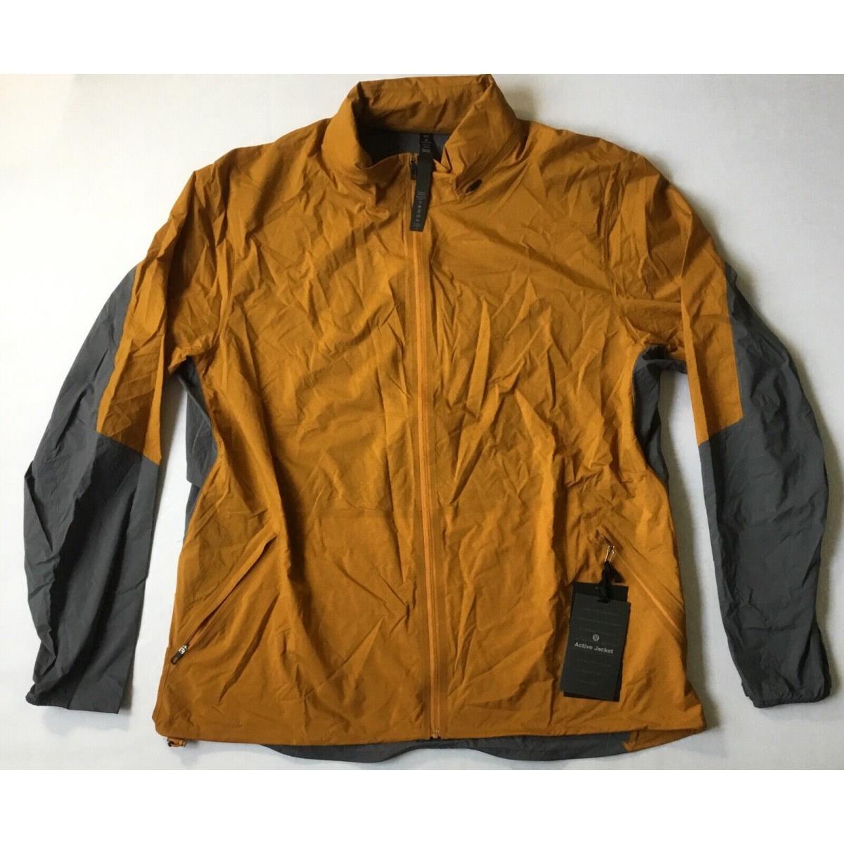 Lululemon Men s Active Jacket Fsgd/anch Yellow LM4686S Size XL