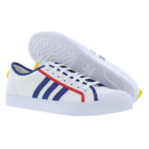 Adidas Originals Nizza Shoes Mens Shoes Size 13 Color: White/blue/yellow