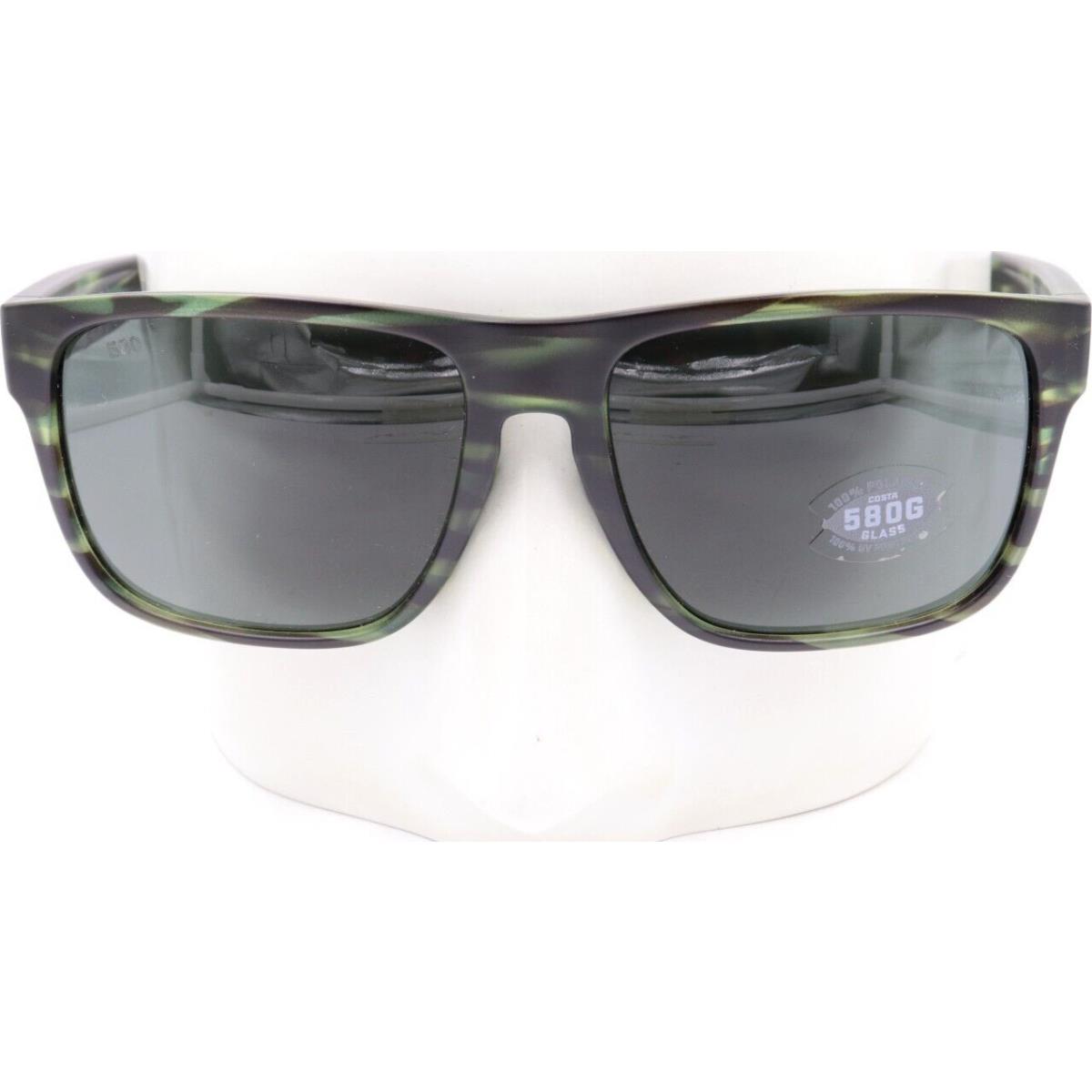 Costa Del Mar Spearo XL Matte Reef Gray 580G Sunglasses 06S9013 90131059