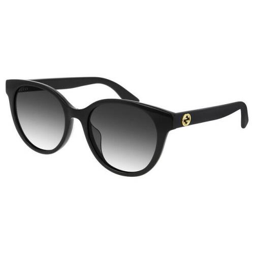 Gucci Women`s Sunglasses GG0702SK 001 Black/grey Lens Design 54mm