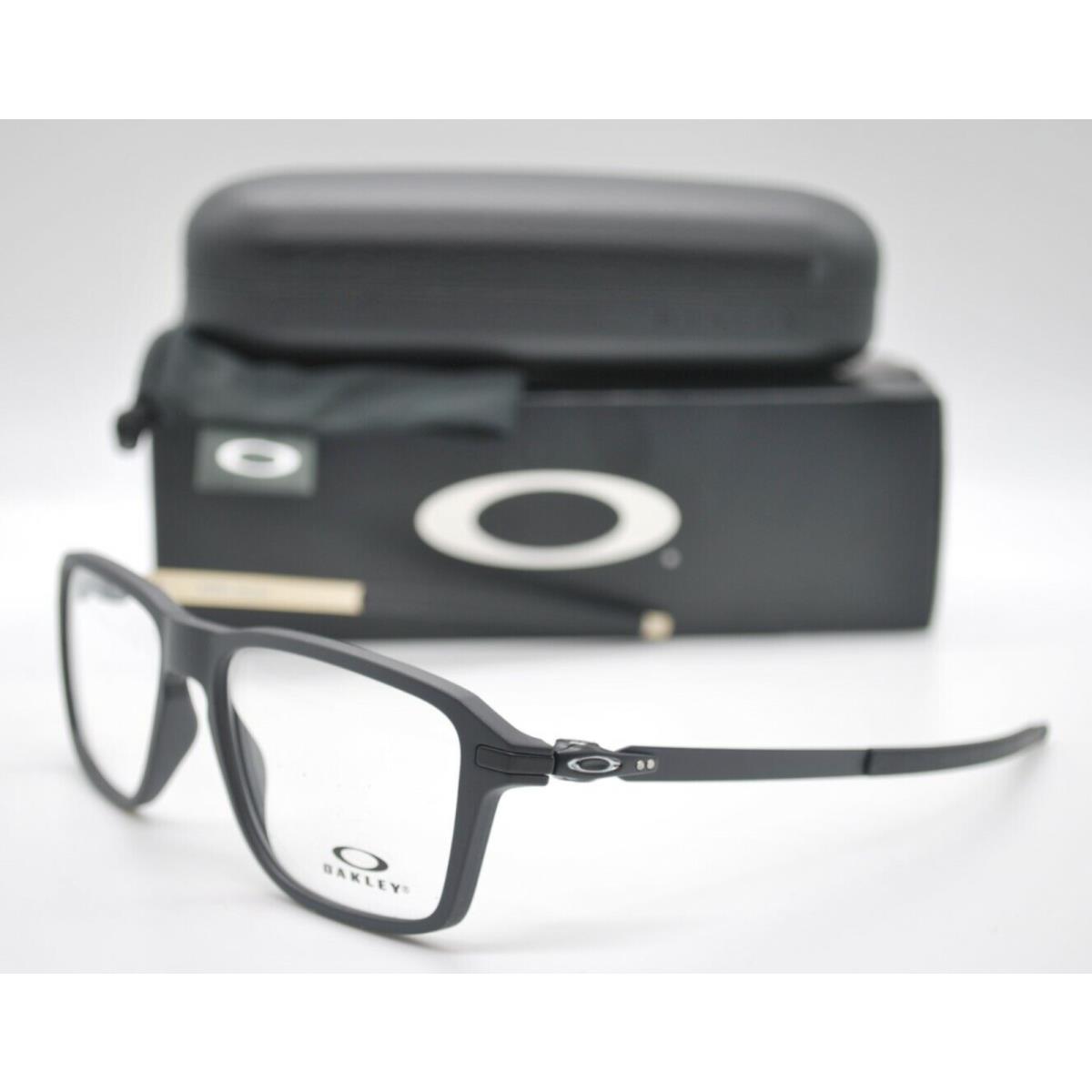 Oakley Eyeglasses Wheel House OX8166-0154 54-18 Matte Black Silver Frames