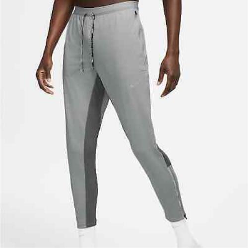 Nike Elite Phenom Running Pants Joggers Grey Black Men`s Size Small S Dunk