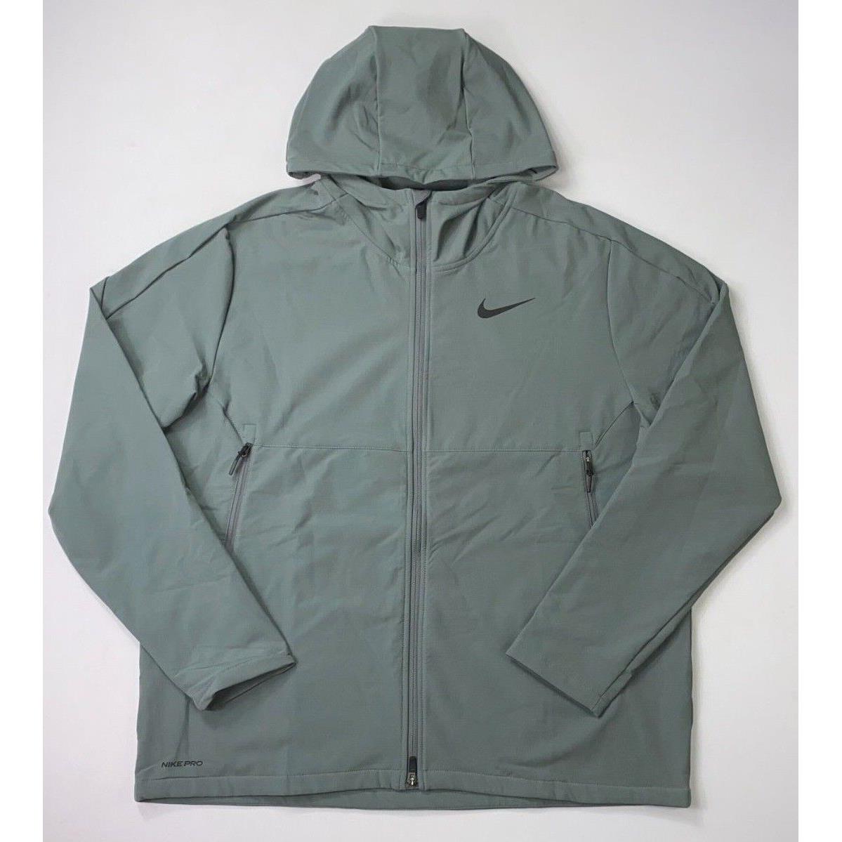 Men`s Nike Pro Standard Fit Full Zip CU7348 Xxl Therma Repel Jacket