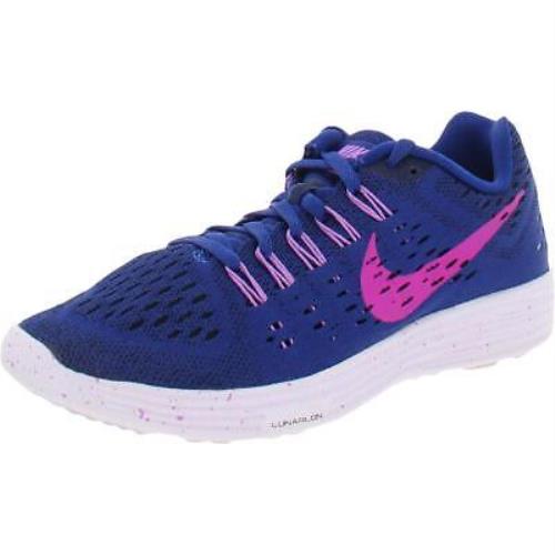 Nike Womens Lunartempo Blue Running Shoes Sneakers 8.5 Medium B M Bhfo 2117