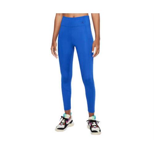Nike Essential Crop Womens Active Pants Size M Color: Royal