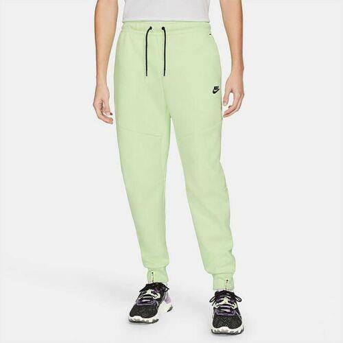Nike Sportswear Tech Fleece Tapered Joggers Light Lime Men`s Large CU4495-383