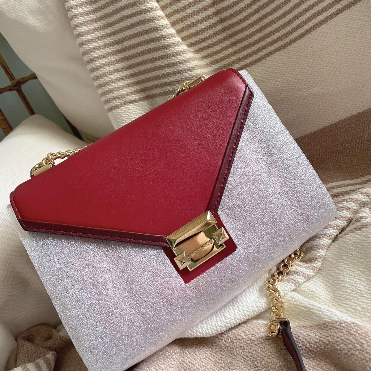 Maroon michael outlet kors purse