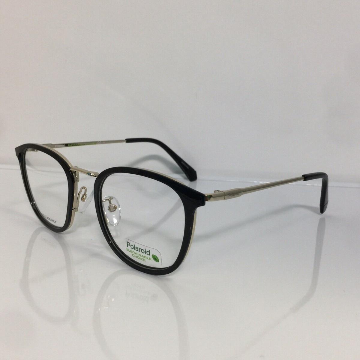 Polaroid D439/G 2M2 Black Gold Plastic/metal Eyeglasses 52mm