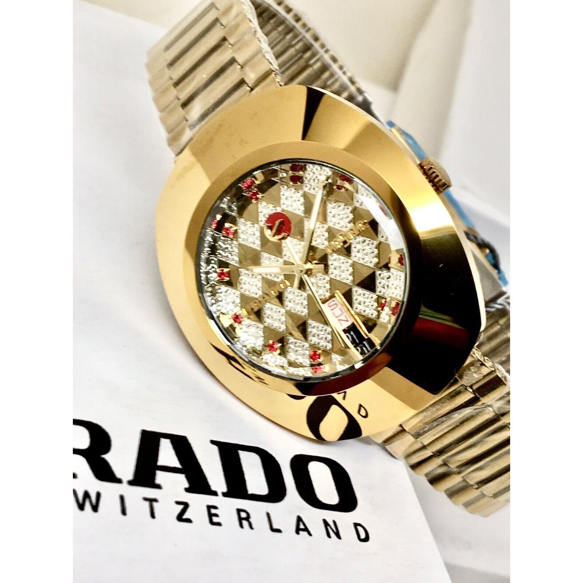 Rado Diastar R12413493 Automatic Gold Tone Swiss Men`s Watch