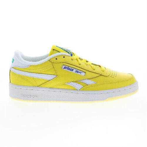 Reebok Club C Revenge Prince GY8054 Mens Yellow Lifestyle Sneakers Shoes 7