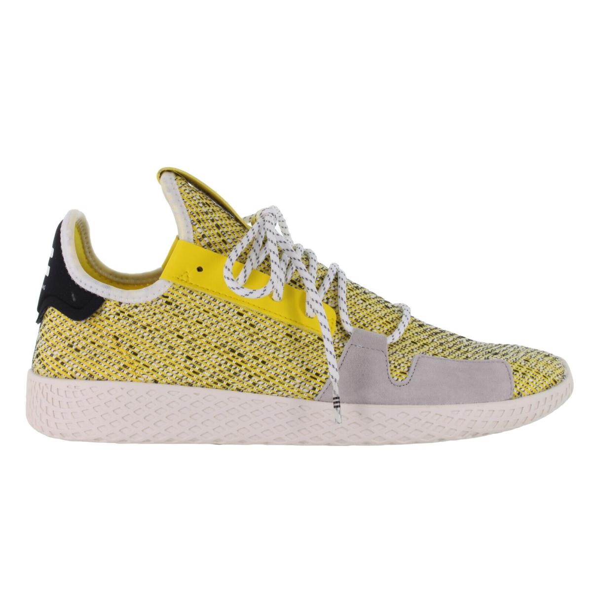 Adidas Men`s Pharrel Williams Solar HU Tennis 2 Yellow White Shoes