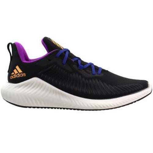 Adidas G54125 Alphabounce+ Mens Running Sneakers Shoes - Black