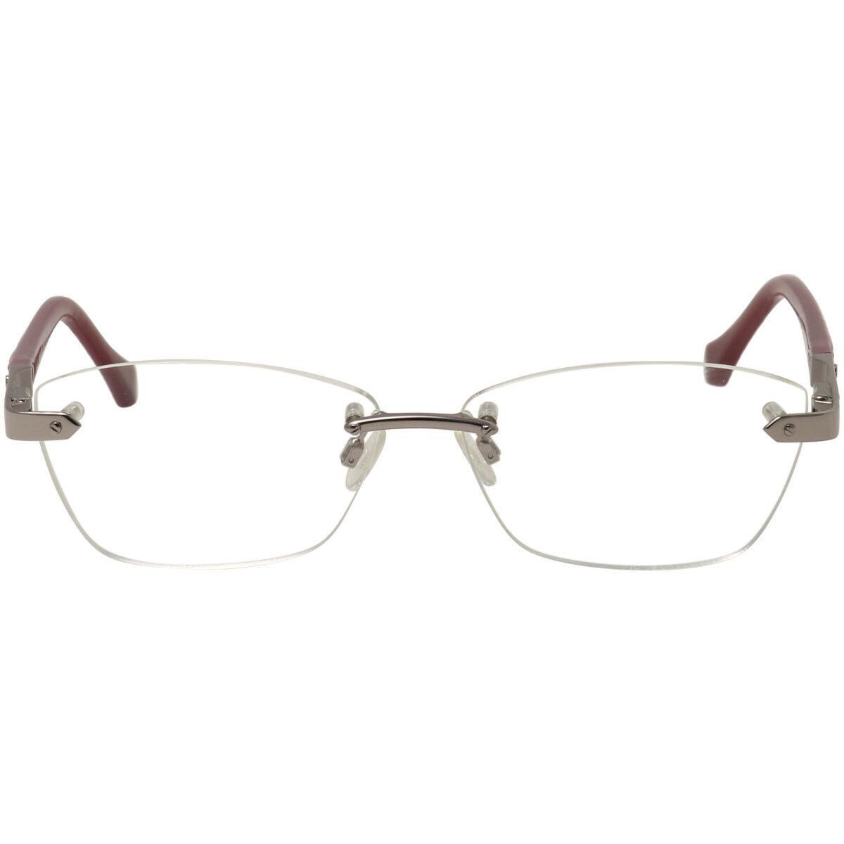 Roberto Cavalli Eyeglasses Ste.anne 763 072 Light Pink Silver Optical Frame 58mm