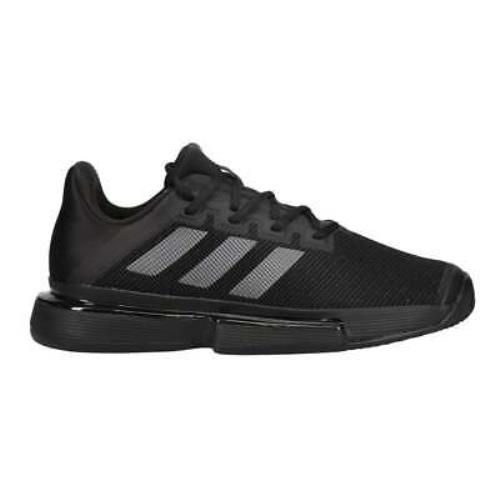 Adidas EF2439 Solematch Bounce Mens Tennis Sneakers Shoes Casual - Black