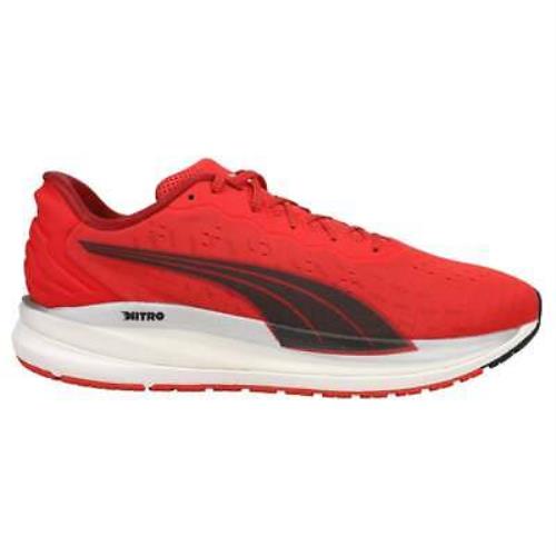Puma 195170-03 Magnify Nitro Mens Running Sneakers Shoes - Red