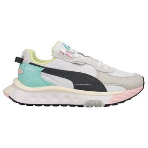 Puma 384590-03 Wild Rider Layers Womens Sneakers Shoes Casual - White - Size
