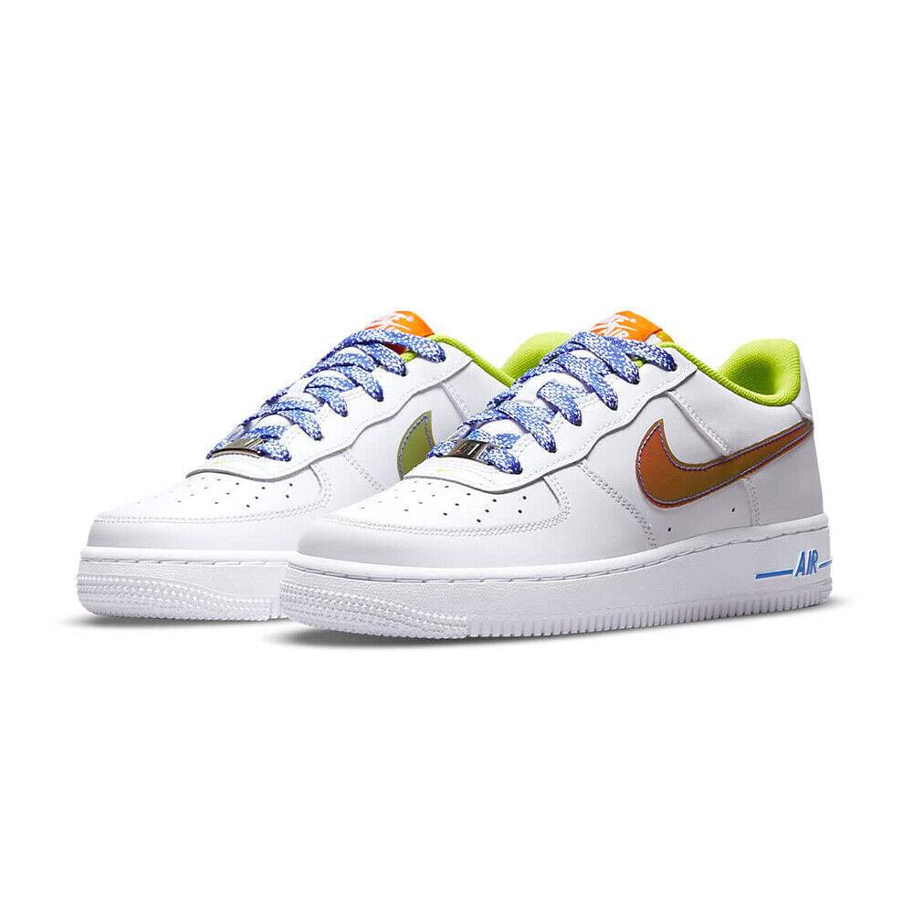 Nike Air Force 1 Low LV8 DQ7767-100 Unisex Kids Multicolor Runninng Shoes TV1143 - Multicolor