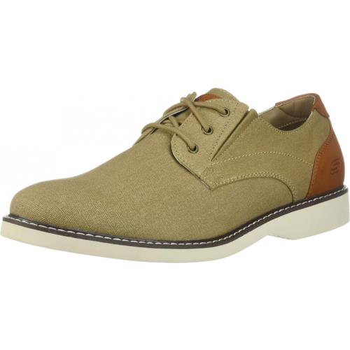 Skechers Men`s 65925 Parton - Wilcon Oxford Shoe Tan - 12 M US