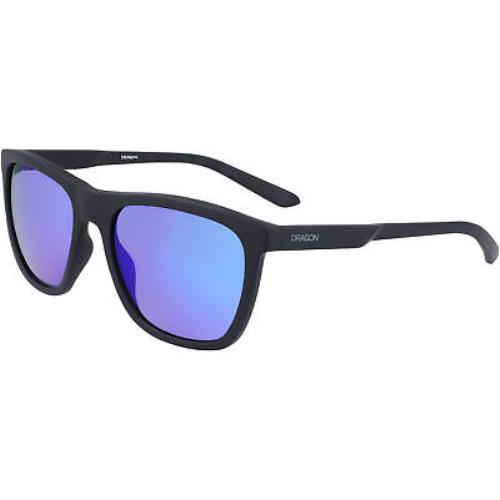 Dragon DR-WILDER-LL-ION-003-5619 Matte Black Sunglasses - Frame: Black, Lens: Blue