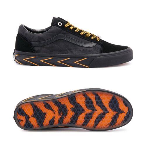 Vans Year Of The Tiger 6.5 Men / 8 Women Old Skool Shoes Black Orange