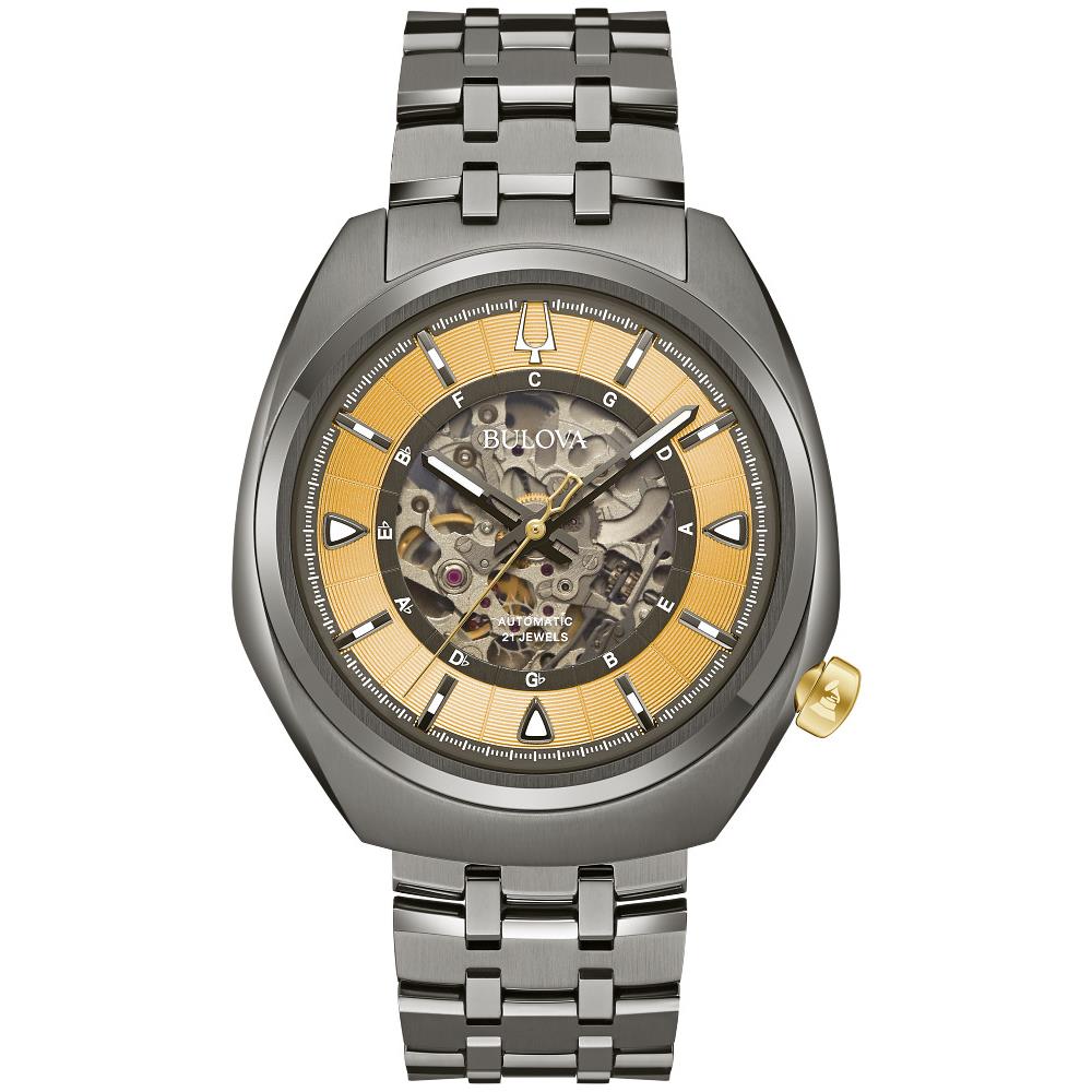 Bulova Grammy Automatic Mens Skeletonized Watch 98A294