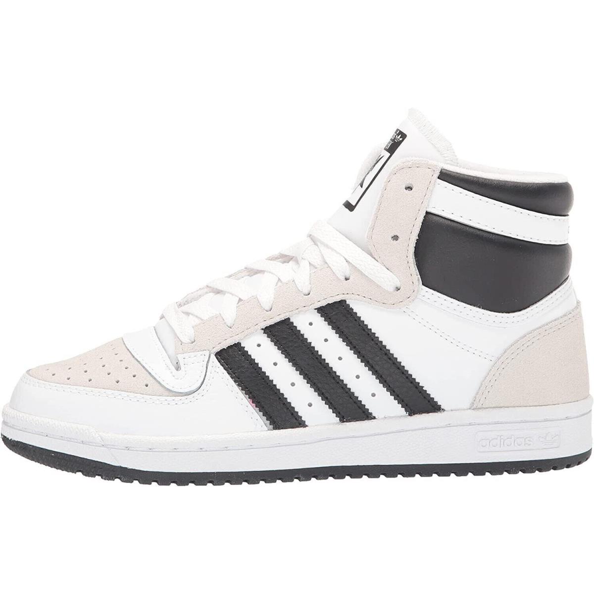 Adidas Men`s Top Ten RB Hi 3-Stripe Shoes Size 9.5 White Black GX0741