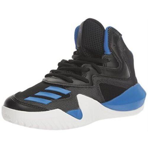 Adidas Crazy Team Basketball Shoe Black/blue/light Solid Grey 6.5 M US Big Kid