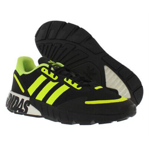 Adidas Zx 1K Boost Mens Shoes Size 9 Color: Black/yellow