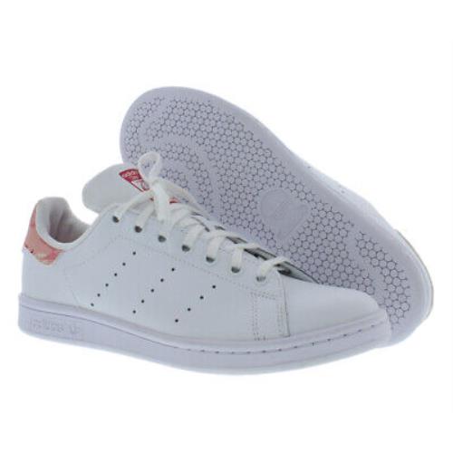 Adidas Stan Smith J Girls Shoes Size 5 Color: White/pink