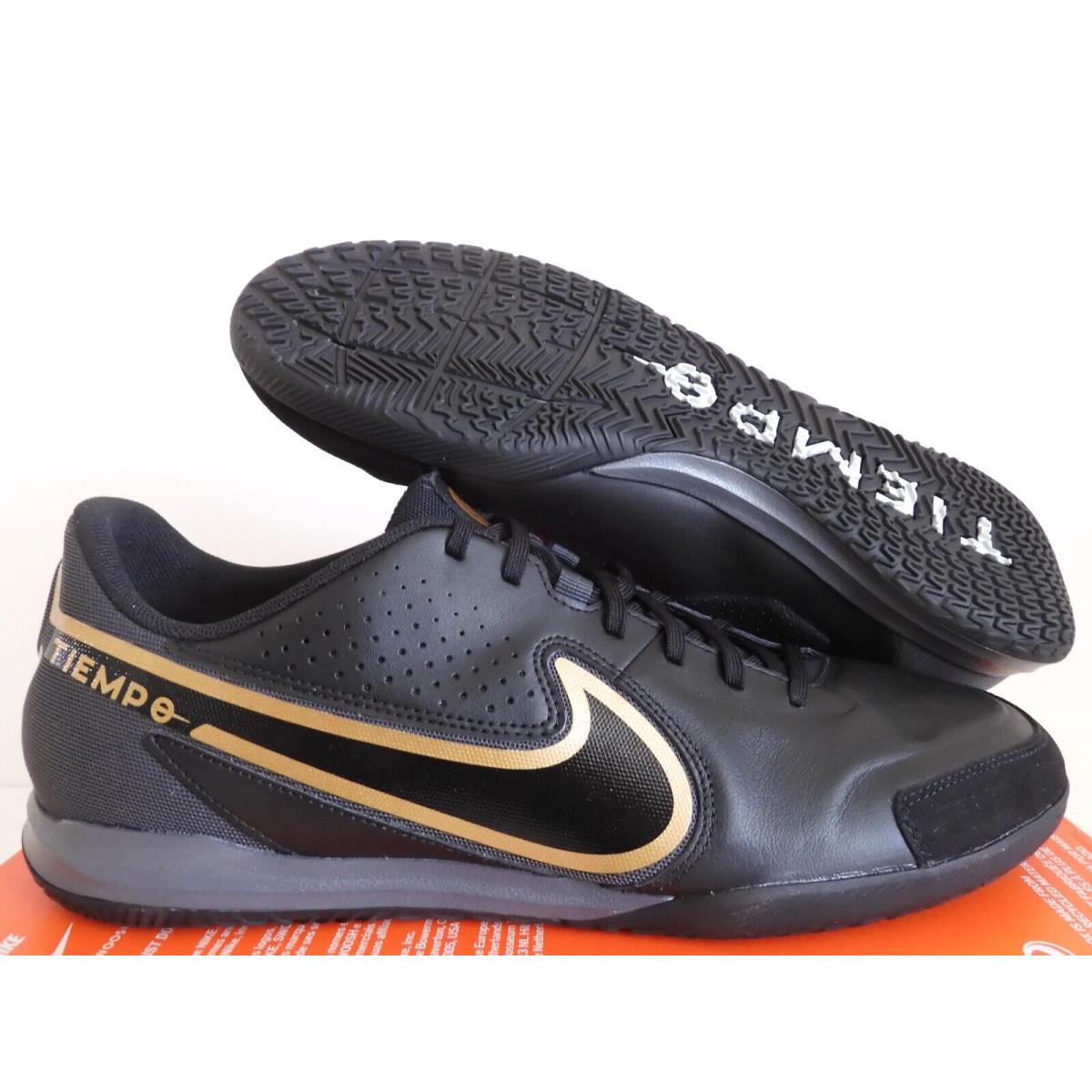 Nike Tiempo Legend 9 Academy IC Indoor Soccer Cleats Black SZ 14 DA1190-007
