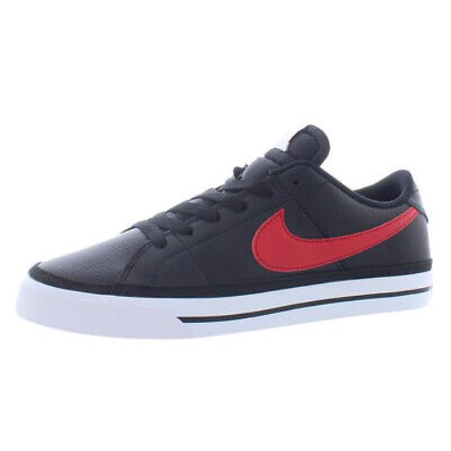 Nike Court Legacy Lthr Mens Shoes Size 11.5 Color: Black/red/white