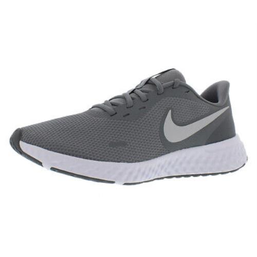 Nike Revolution 5 Wide Mens Shoes Size 7.5 Color: Grey/white