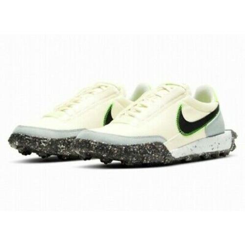 Nike Waffle Racer Crater Womens Size 6.5 Sneaker Shoes CT1983 102 Pale Ivory