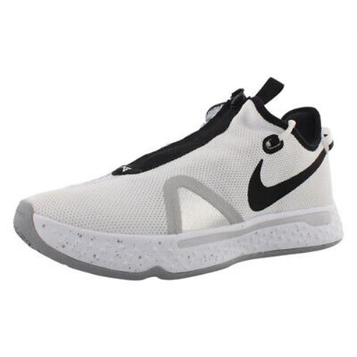 Nike Pg4 Unisex Shoes Size 8 Color: White/black/wolf Grey