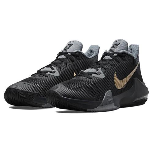 Nike Air Max Impact 3 Mens Size 10 Sneaker Shoes DC3725 006 Black Metallic