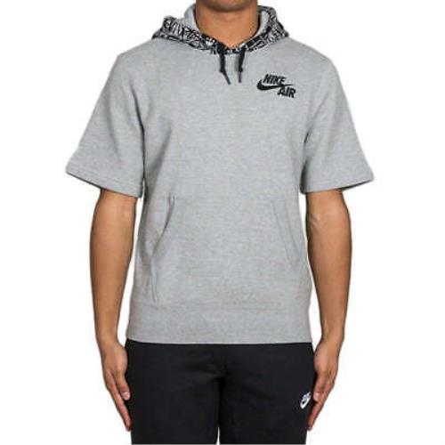 Nike Mens Basketball Short Sleeve Hoodie Sweatshirt Large