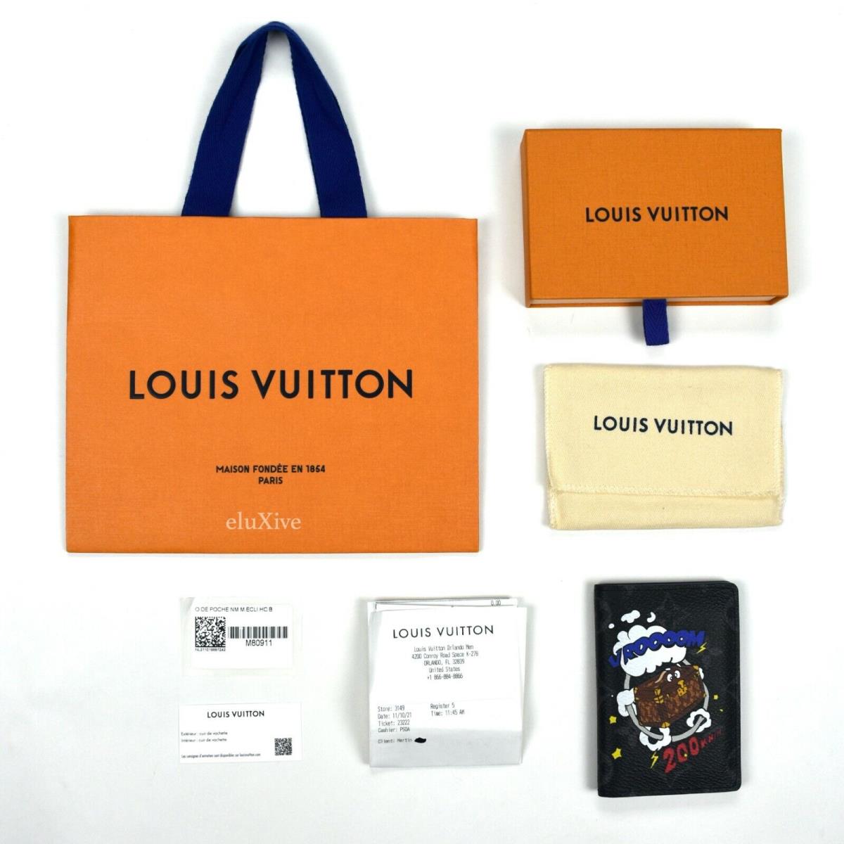 Louis Vuitton LV Holiday 21 Rocket Trunk Monogram Pocket Organizer