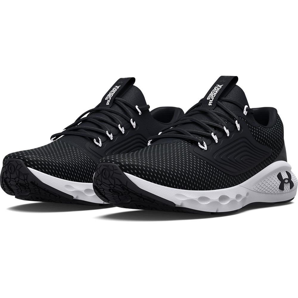 Under Armour 3024884 Womens Training UA Charged Vantage 2 Running Athletic Shoes Black/White