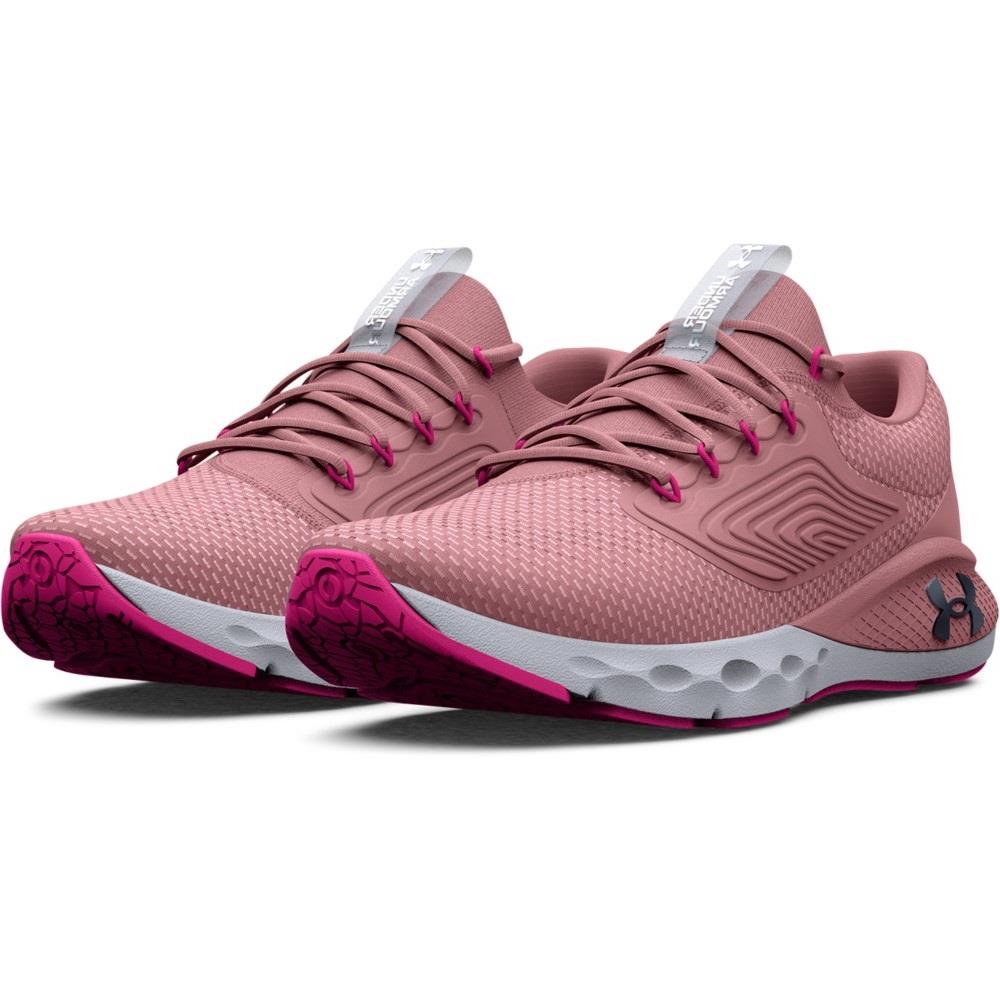 Under Armour 3024884 Womens Training UA Charged Vantage 2 Running Athletic Shoes Pink Elixir