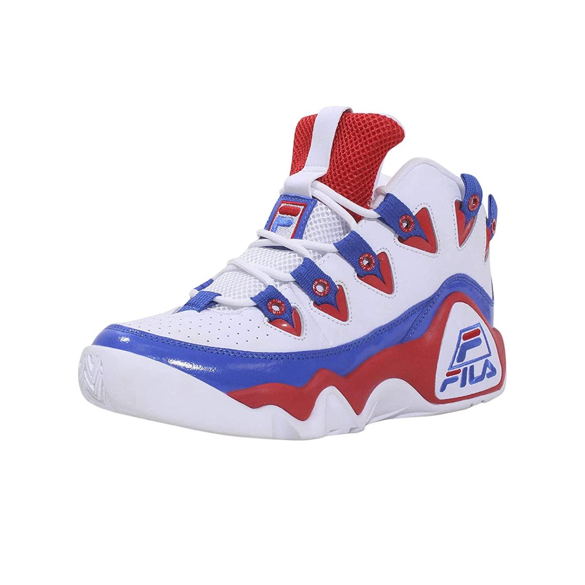 Man`s Sneakers Athletic Shoes Fila Grant Hill 1 White/Fila Red/Prince Blue