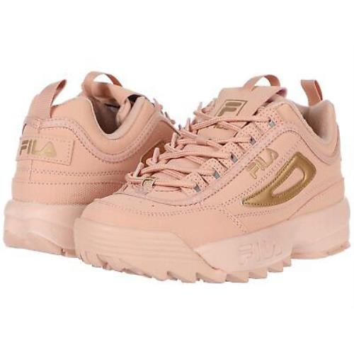 Woman`s Sneakers Athletic Shoes Fila Disruptor II Rose