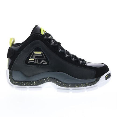 Fila Grant Hill 2 1BM01753-008 Mens Black Leather Athletic Basketball Shoes 8